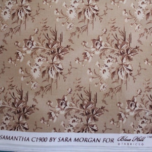 SAMANTHA C-1900 キルト生地 サラ・モーガン作 ブルーヒルファブリックス パターン 7216-5