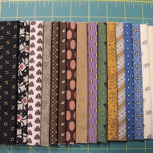 16 CIVIL WAR/REPRODUCTION 6&quot; Strips(6x44&quot;) Quilt Fabric By Marcus Fabrics-B