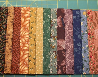 14- 6" Strips(6x44") THIMBLEBERRIES 100% Cotton Quilt Fabric For RJR Fabrics
