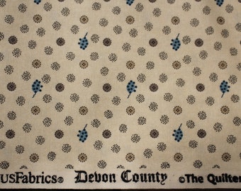 DEVON COUNTY REPRODUCTION Quilt Fabric 100% Cotton By Karen Styles For Marcus Fabrics 7987-0190