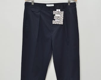 EQUIPMENT Luxury NEW! Women's Navy Blue Original Trousers Pants Size XL