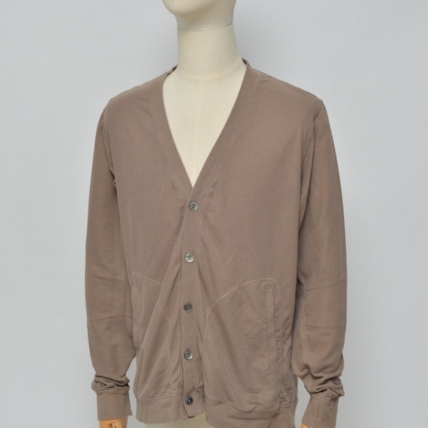 Undercover x Uniqlo Men's Brown Cotton 2 Pocket Button Up Cardigan Size L