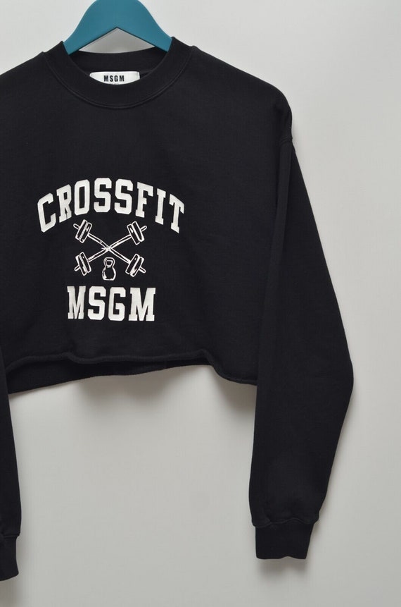 MSGM Milano Women's Black Crossfit Cropped Sweats… - image 6
