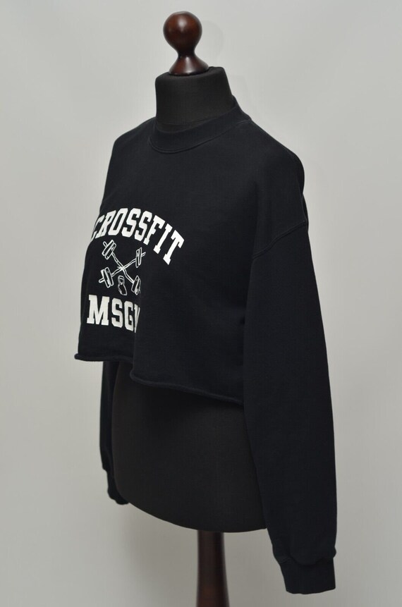 MSGM Milano Women's Black Crossfit Cropped Sweats… - image 2