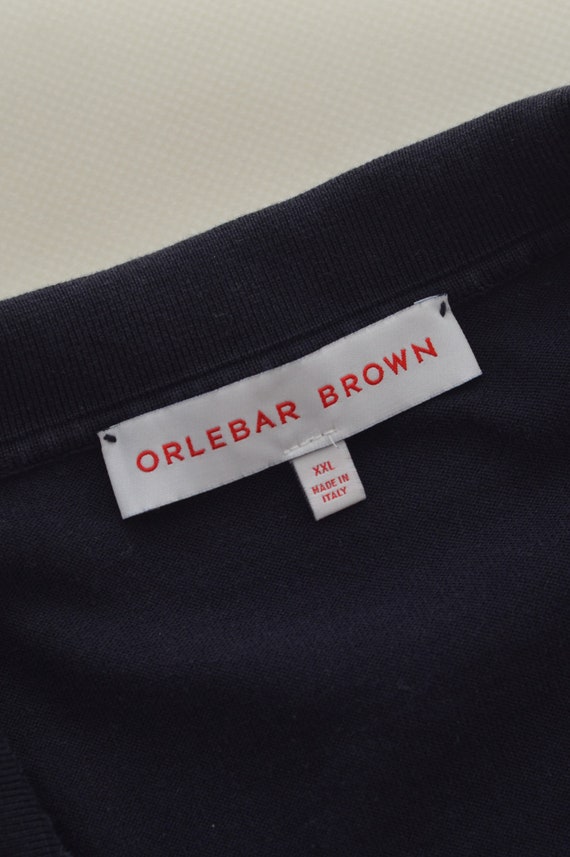 Orlebar Brown Luxury Men's Navy Blue Cotton Horto… - image 9