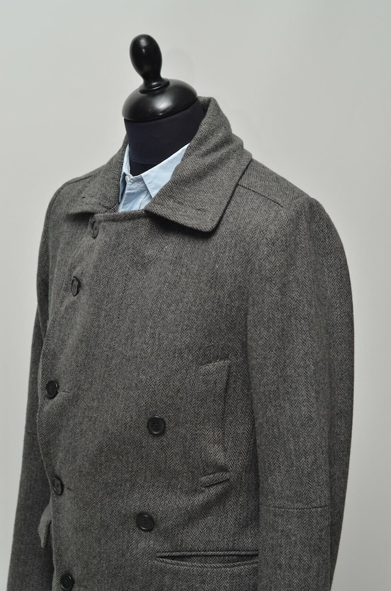 All saints double breasted coat sales