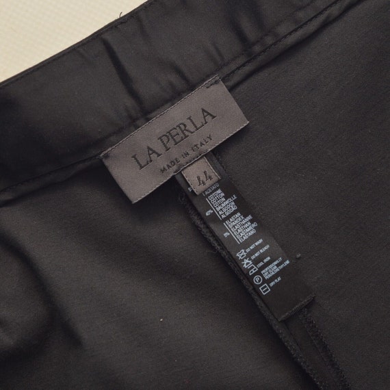 La Perla Luxury Women's Black Trousers Pants Size… - image 9