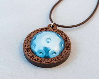 pendant "handpan blue"