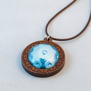 pendant "handpan blue"