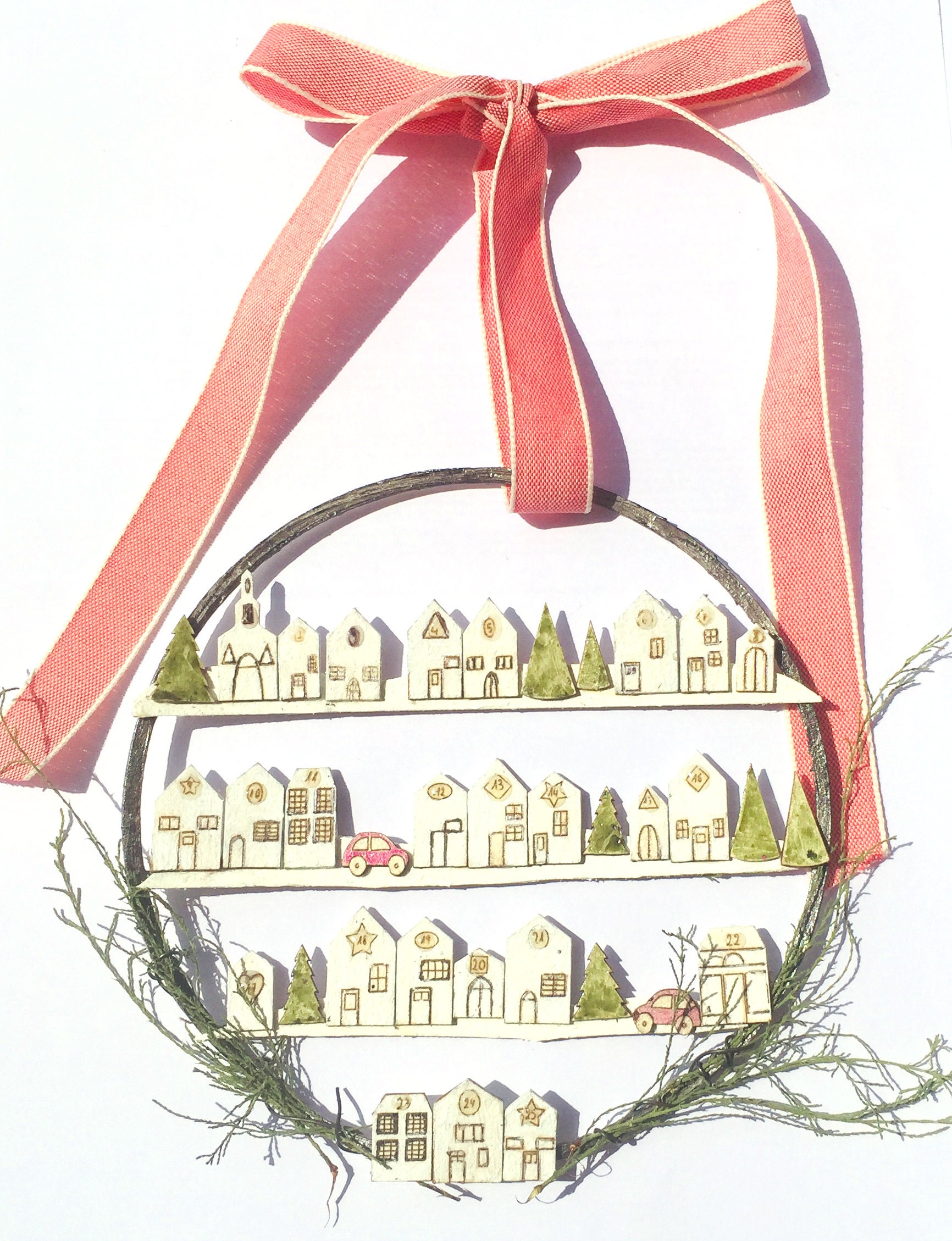 Chipboard laser cut Advent Calendar set. 35 Art Media Etsy