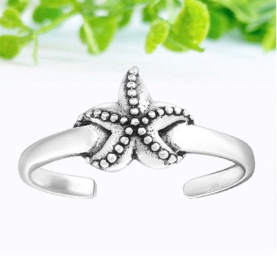14k Starfish Toe Ring 