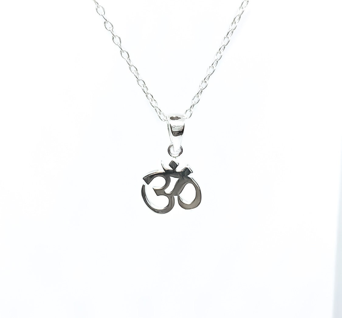 OM Pendant 925 Sterling Silver Symbolic Pendants Meaning - Etsy