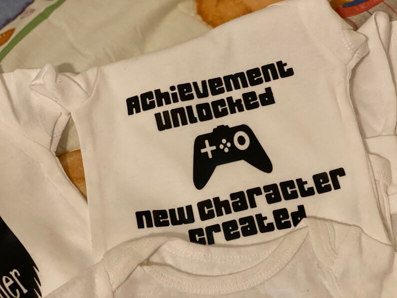 Baby boy video game bodysuit