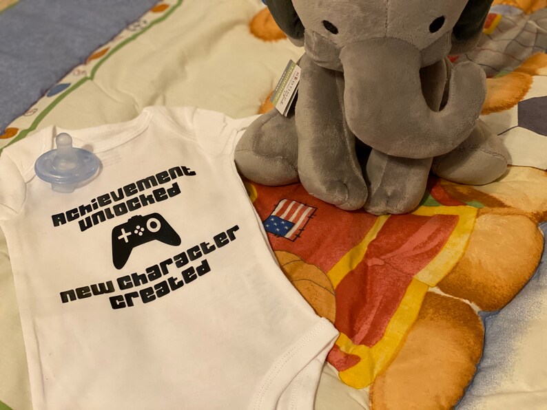 Baby boy video game bodysuit