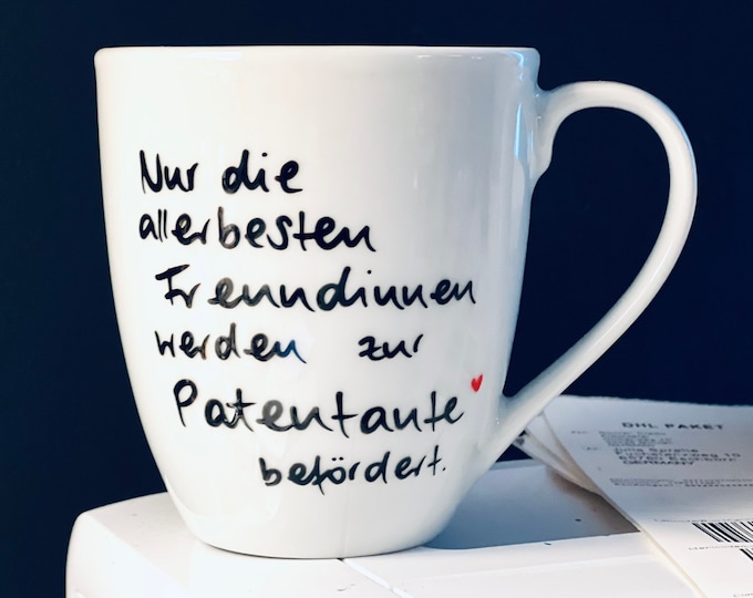 Mug for the aunt, jumbo mug godmother, mug XXL