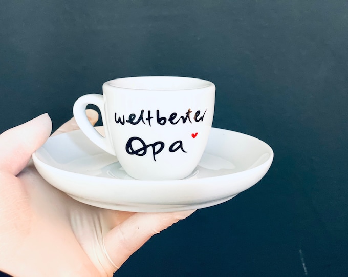 Espresso cup grandpa