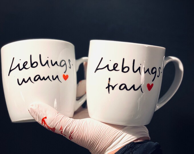 Mugs favorite man and woman
