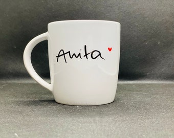 taza con nombre