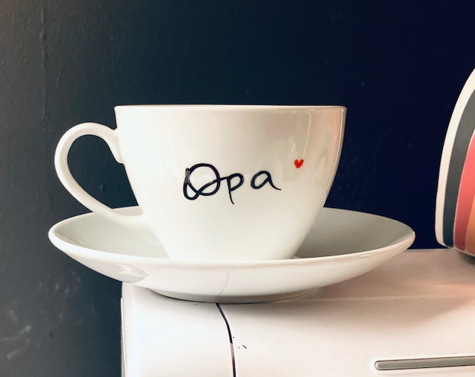 Nice big mug for grandpa, latte, cappuccino, grandpa 2022
