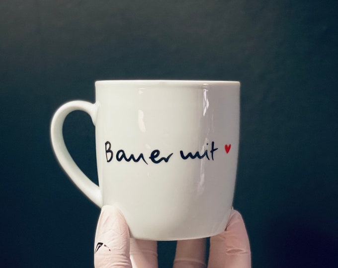 Mug farmer with heart
