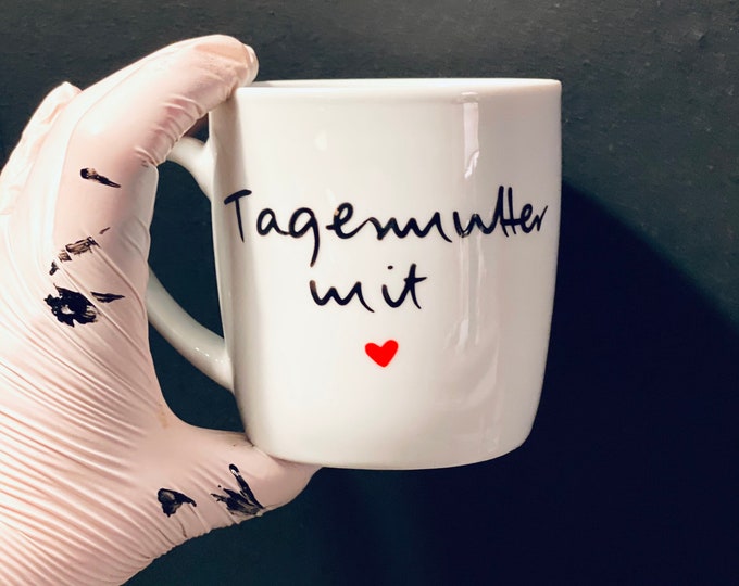 Childminder mug with heart