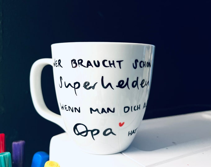 Mug for grandpa, mug XXL grandpa, jumbo mug grandpa