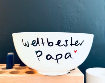 Cereal bowl with dad