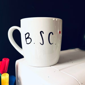Wunderschöne Tasse für den Masterabschluss, Bachelorabschluss