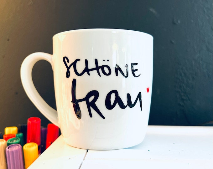 Cup Beautiful Woman