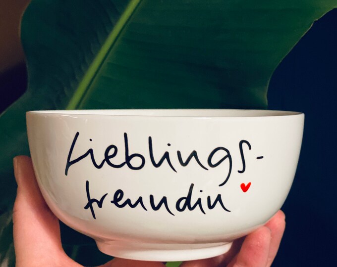 cereal bowl with favorite friend