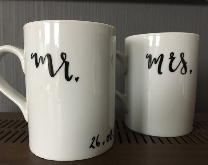 Pair of cups for the wedding