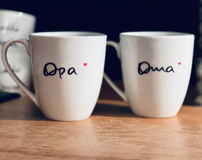 Pair of cups for Grandma & Grandpa