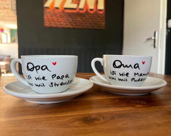 Pair of cups for Grandma & Grandpa
