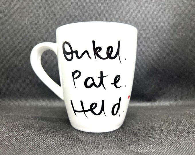 Mug for the uncle, godfather