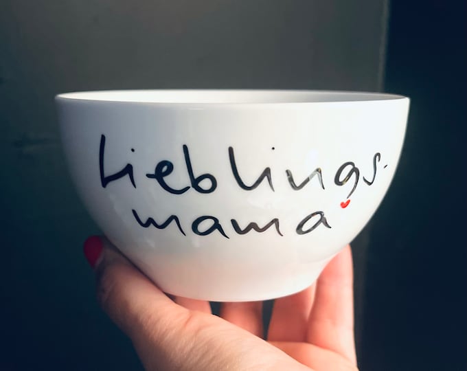 Cereal bowl with favorite mom, mom