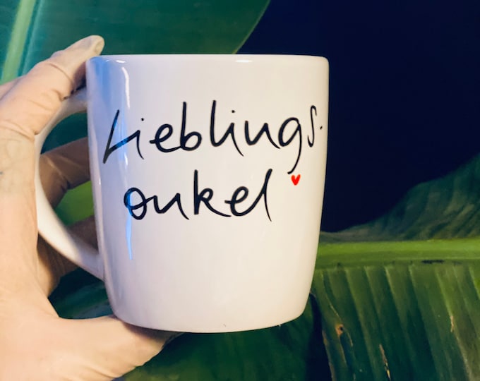 Mug for uncle, large mug, favorite uncle