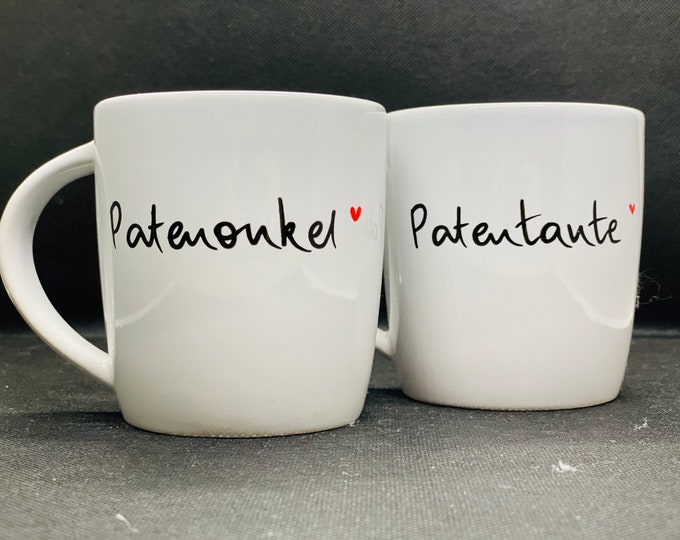 Pair of cups godmother, godfather 2022