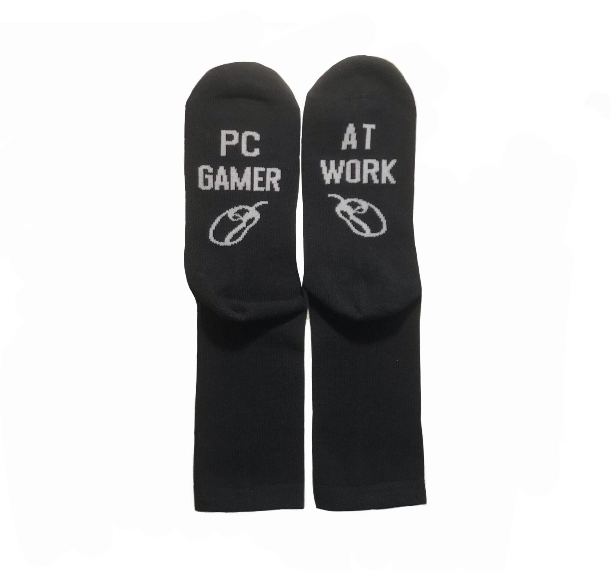 Gaming socks for teen boy. Pc gamer At work. Fun socks for Etsy