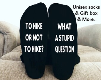 Funny Hiking Gift for Men and Women. Natur Lover Gift. To Hike or Not to Hiki- Funny Hike Gift. Funny Stocking Stuffer and Birthday Gift.