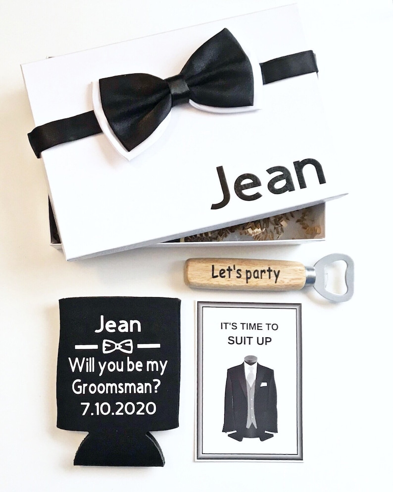 Him Brother Custom Wooden Bottle Opener Gifts for Usher Best Man Groomsman Stag Party Gifts Thank You Gifts for Best Man Groomsmen Friends Usher PERSONALISED Gifts from the Groom