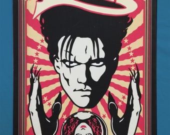 Vince Ray canvas print, Lux Interior and Poison Ivy The Cramps