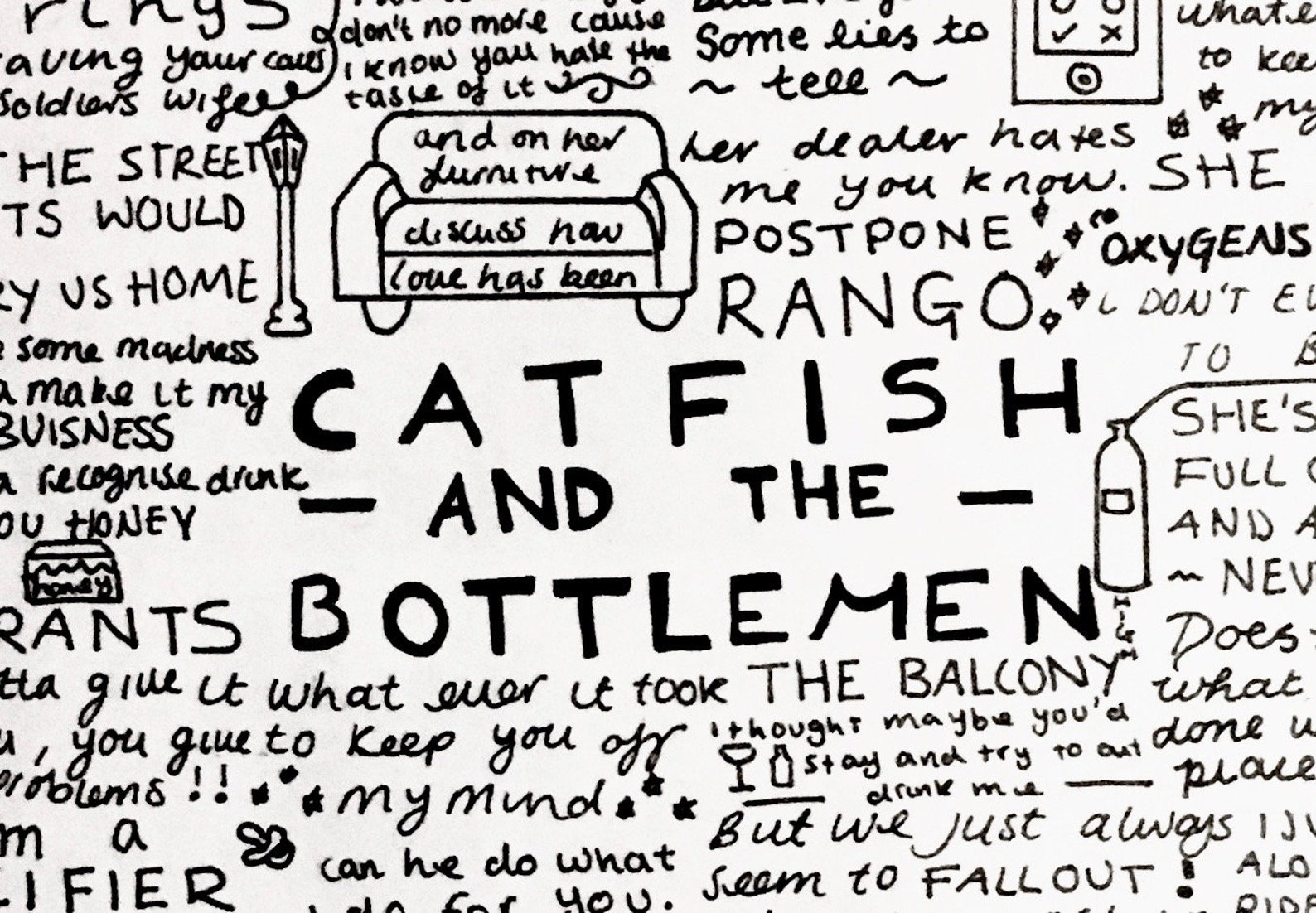 Catfish and the Bottlemen A4 Band Lyric Poster/Print Fan Etsy