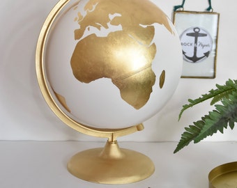 Personalized globe in gift urn or decorative object