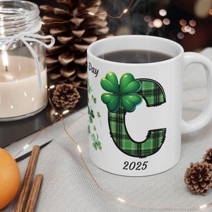 St. Patrick&#39;s Day Shamrock Ceramic Coffee Mug