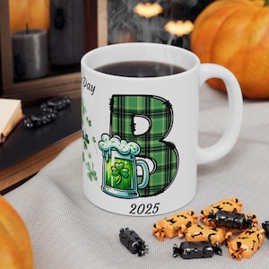 St. Patrick&#39;s Day Shamrock Ceramic Coffee Mug