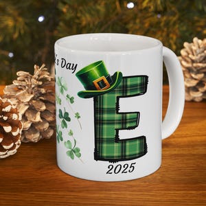 St. Patrick&#39;s Day Ceramic Mug, Perfect for Celebrating, 11oz and 15oz Versions, Gift for Irish Themed Parties, Coffee Lovers, Holiday Decor