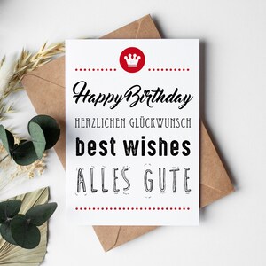 Carte de félicitations : Joyeux anniversaire