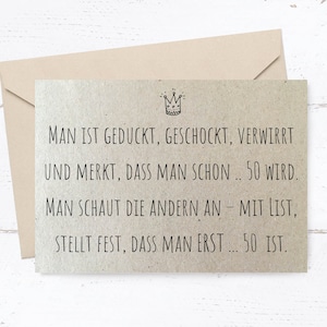 Carte d'anniversaire : seulement 50