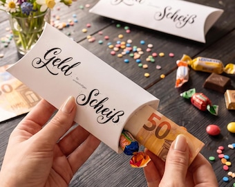 Money gift packaging “Money for unreasonable crap” | Funny money gift idea