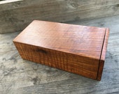 Table cone game bowling with box vintage, wooden box, brown wooden cone